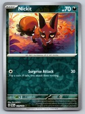 Nickit 119/182 Reverse Holo Paradox Rift Pokemon Card - NM