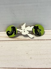 Halloween Witch Button Barrette Hair Clip Women Girls Hair Accessories