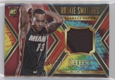 2014-15 Panini Select Rookie Swatches Tie-Dye Prizm /25 Shabazz Napier #16 07qr