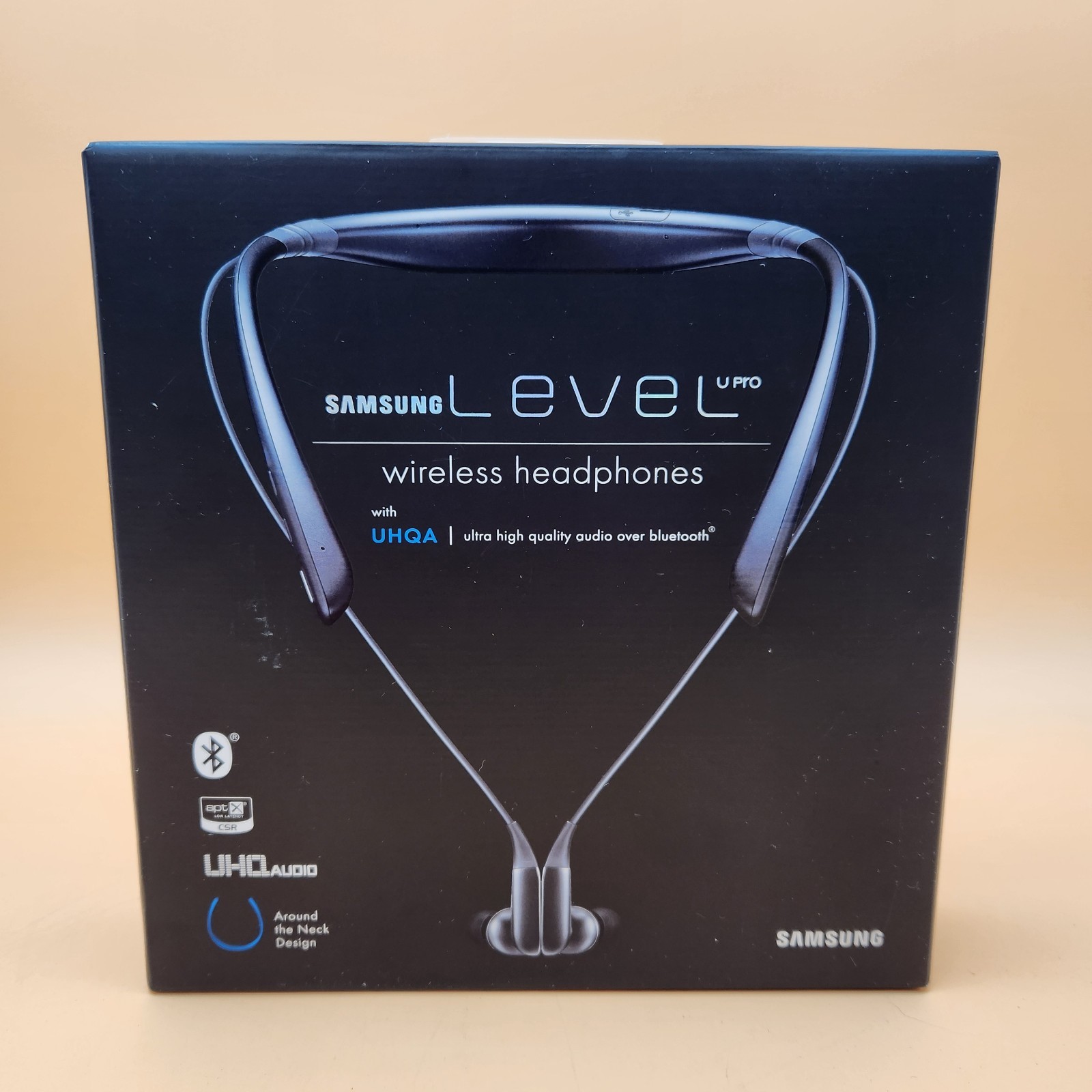 Samsung Level U Pro Wireless Headphones Black Bluetooth Open