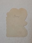 Vintage Valentine’s Day Card Anthropomorphic Mouse W Green Bean  — photo 4