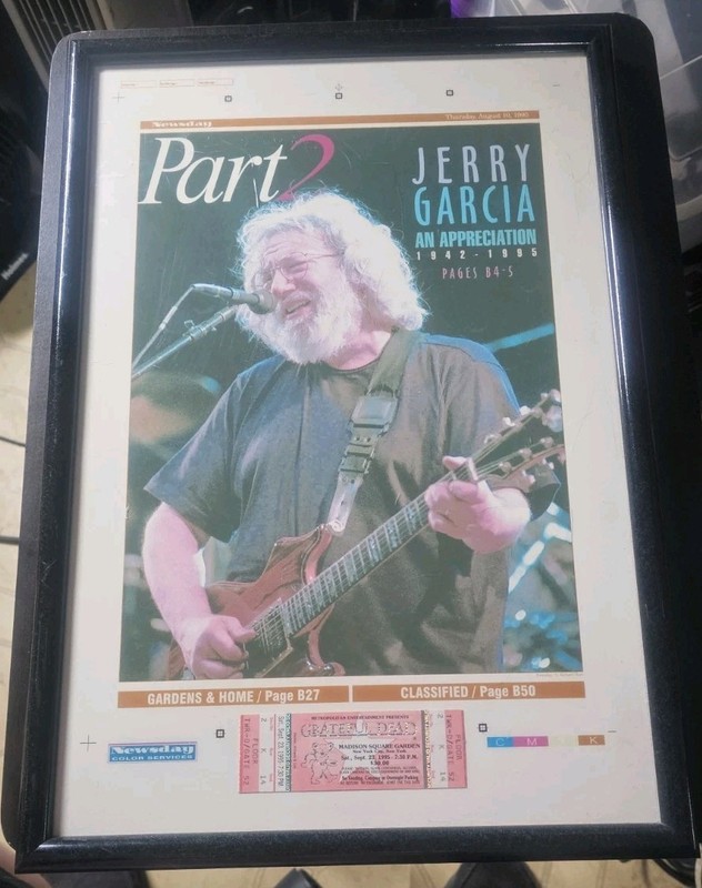 Grateful Dead Madison Square Garden Canceled Fall Tour 9/23/1995 Unused Ticket