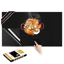 Extra Large Induction Cooktop Protector Cover Mat (Magnetic) 20.8"Wx24" L, St...