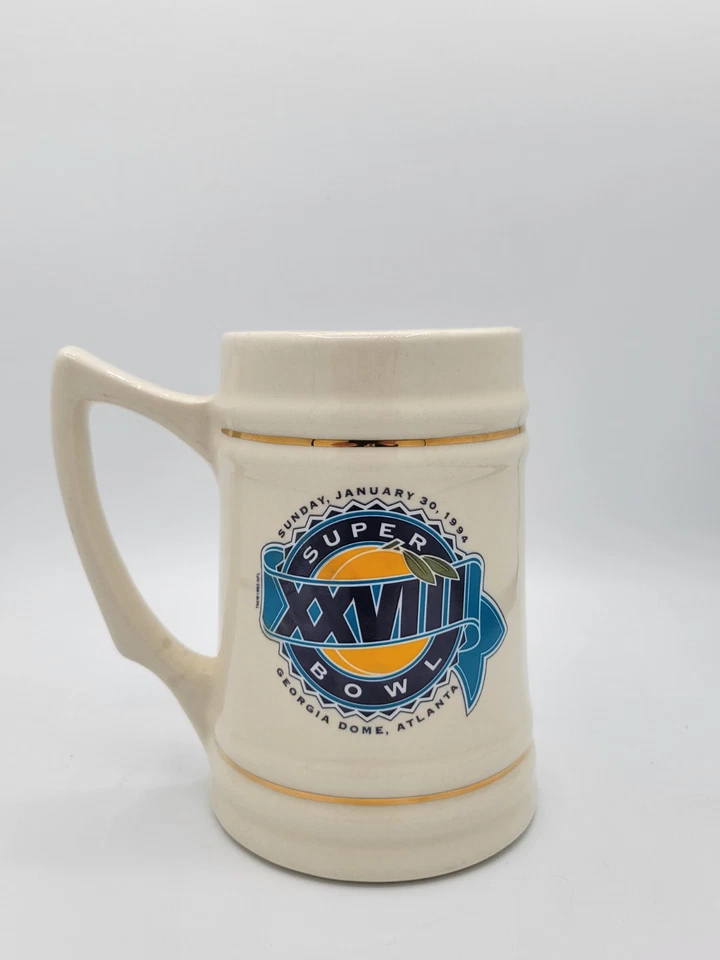 Dallas Cowboys v Buffalo Bills Super Bowl XXVIII '94 Atlanta Cerámica Piedra Usado Foto 2 de 4