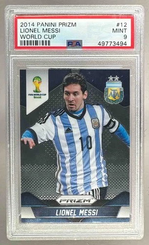 49773494 Lionel Messi 2014 Panini Prizm FIFA World Cup Brazil #12 PSA 9