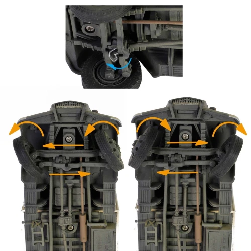 OPEL BLITZ GERMAN 4x4 AMBULANCE 1940 BIANCO 1:32 Forces Of Valor Mezzi Militari  - Immagine 4 di 4