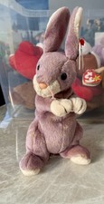 VINTAGE TY BEANIE BABY SPRINGY - THE LAVENDER RABBIT - MINT - RETIRED WITH TAGS