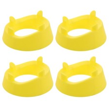 4 Pcs Pedestal for Basketball Football Field Goal Block Display Stands Rugby