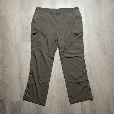 Clothing Arts Pants Womens 16 Green Pick-Pocket Proof Travel Stretch Tech Active
