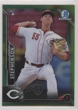 2016 Bowman Chrome Green Refractor 58/99 Robert Stephenson #99 0c6