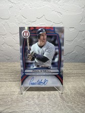 2025 Topps Tribute Paul O'Neill Blue Auto /150 #TA-PO New York Yankees
