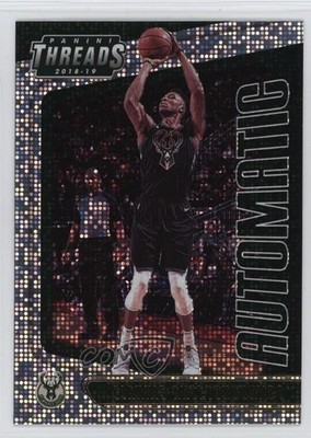 2018-19 Panini Threads Automatic Dazzle Giannis Antetokounmpo #9 1u5y