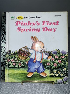 First Little Golden Book  Pinky's First Spring Day  1989
