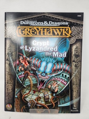 AD&D Crypt of Lyzandred the Mad Adventure Module - Greyhawk Original TSR 9580