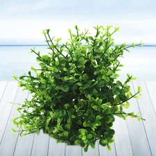 10 Pcs Artificial Plants Plastic Leaves Simulation Green for Decoration