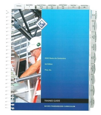 Highlighted and Tabbed - HVAC Basics for Contractors 3rd Edition - Exam Books
