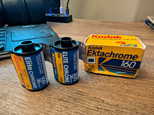 Kodak 35mm/135 Color Slide Film Lot: 1 Ektachrome 160, 2 Elite Chrome 100 200