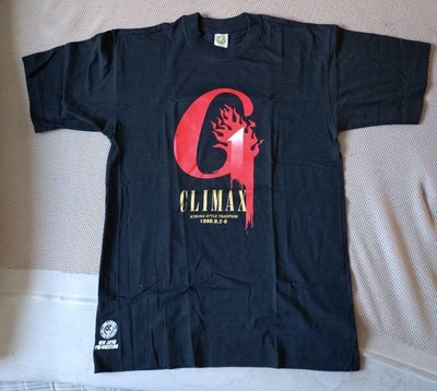 New Japan Pro Wrestling G1 Climax Logo T-Shirt Black L Unused