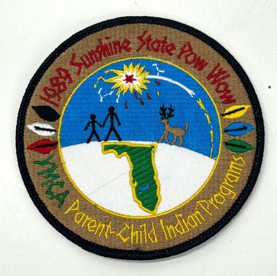 1989 Florida Parent Child Indian Programs Pow Wow Patch