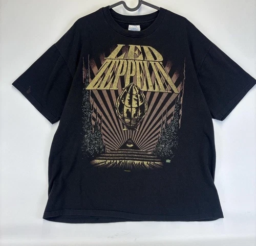 Led Zeppelin blimp concert tour T shirt the sky 1990s vintage concert t-shirt, vintage, size XL, single stitch, B+ condition