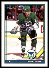 Bobby Holik 1991-92 Topps #56 Whalers NHL READ FREE SHIPPING AutographDen