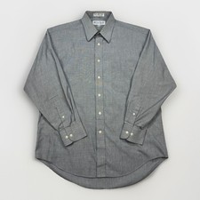 Givenchy Monsieur Dress Shirt Mens 15.5 32/33 Gray Button Front Pocket