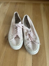 Superga Cotu Classic Sneakers Light Pink White Shoes Women  s Size 8.5 39.5 