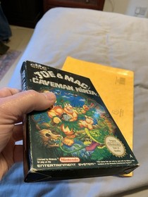 Joe & Mac Caveman Ninja NES - Rare retro game boxed with inner sleeve - Nintendo