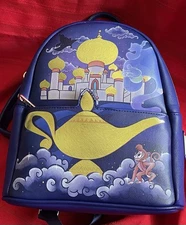 Loungefly Disney Aladdin Princess Jasmine Castle Mini Backpack New