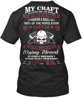 Bricklayer T-shirt Made in the USA Size S to 5XL