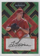 2023 Wild Card Mania Square Green Kaleidoscope /7 Jake Irvin Rookie Auto RC 10k8. rookie card picture