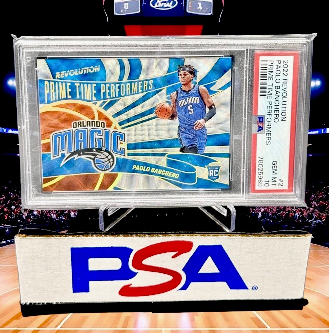 💥😤 2022 Panini Revolution Prime Time Performers Paolo Banchero #2 (RC)