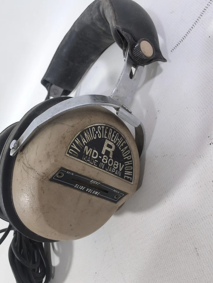 MD-808V DYNAMIC STEREO Headphone - Casque audio vintage - made in Japan - Photo 3/4