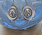 VINTAGE COWBOY HATS STERLING PIERCED EARRINGS MARKED M@925 — photo 6
