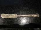 Gorham Sterling Silver Chantilly Flat Handle Butter Spreader 5 7/8" Monogram