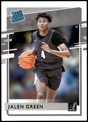 2021 Panini Chronicles Draft Picks #29 Jalen Green Rated Rookie E1