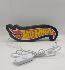 Hotwheels Style Logo Light Box Sign Shelf USB Powered