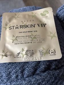 STARSKIN VIP THE GOLD MASK™ Eye Mask Revitalizing Luxury Gold Foil Skincare New