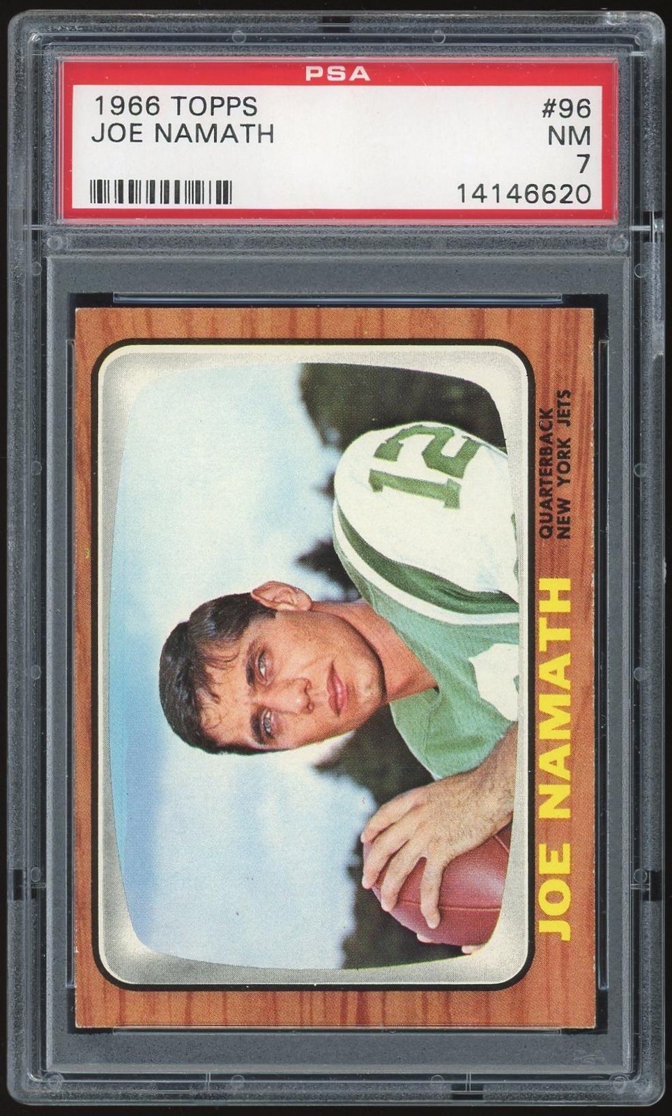 1966 Topps #96 Joe Namath PSA 7 *6620
