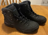 LOWA Renegade EVO GTX Mid Hiking Boots US 11 Medium Anthracite/Steel Blue