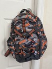 Pottery barn kids Orange Camouflage Skateboard McKenzie large backpack