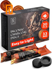 Charcoal Discs to Burn Incense - 30 pcs for 30 30
