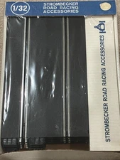 VINTAGE STROMBECKER ROAD RACING 1/32 STRAIGHT TRACK 6 PC NEW IN SEALED BOX