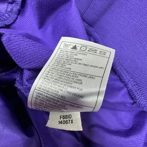 Nike Team TCU Horned Frogs Purple 1/4 Zip Pullover Golf Jacket Size XXL Vintage - Picture 15 of 15