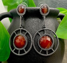 2  Black-tone Earring Set Boho Bead Retro Drop Dangle New Free Ship B1244