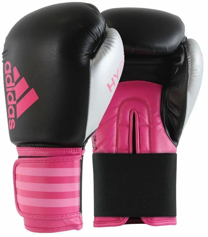 adidas Hybrid 100 Dynamic Fit (Kick)Boxhandschuhe Schwarz/Pink | eBay