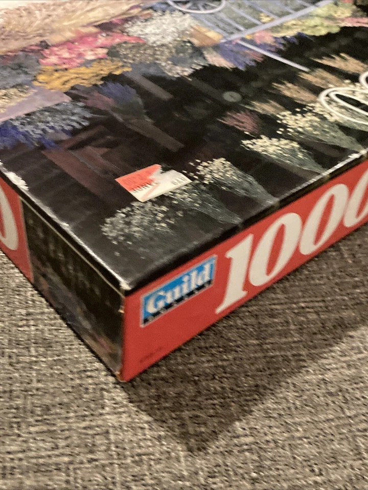 Головоломка Golden Guild «Рынок сушеных цветов» 1000 шт. новая винтажная запечатанная 1996 - Изображение 4 из 4