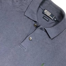 Polo Ralph Lauren Men  s 100 Cotton Polo Sweater Navy Blue   XL