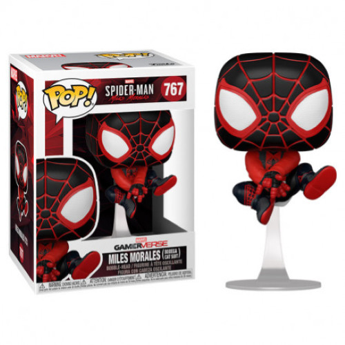En Oferta Funko Pop ! Marvel Spiderman Miles Morales (767) Bodega Cat Suit Vinyl Figure
