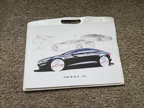 TESLA Model S Print Dealership Authentic Sketch by Designer Franz - 第 2/9 張圖片